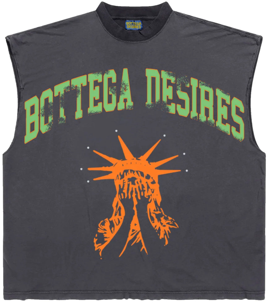 Bottega Desires 'Unruly' Cutoff Tee