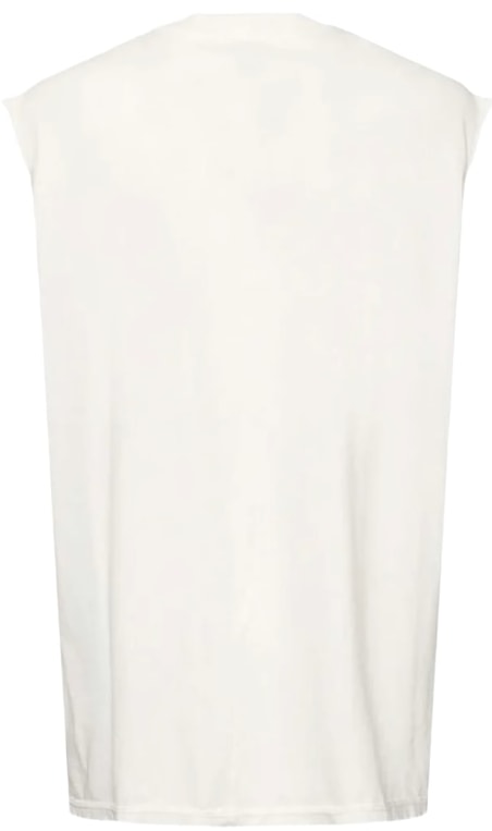 Rick Owens 'Milk' Tarp Sleeveless Tee