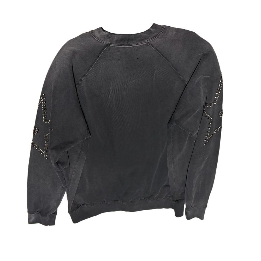 Satoshi Nakamoto 'Star Studded' Grey Crewneck