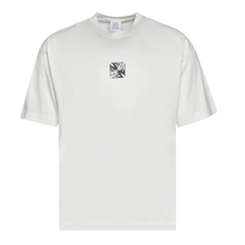 Vetements 'Cream' Biker Logo Tee