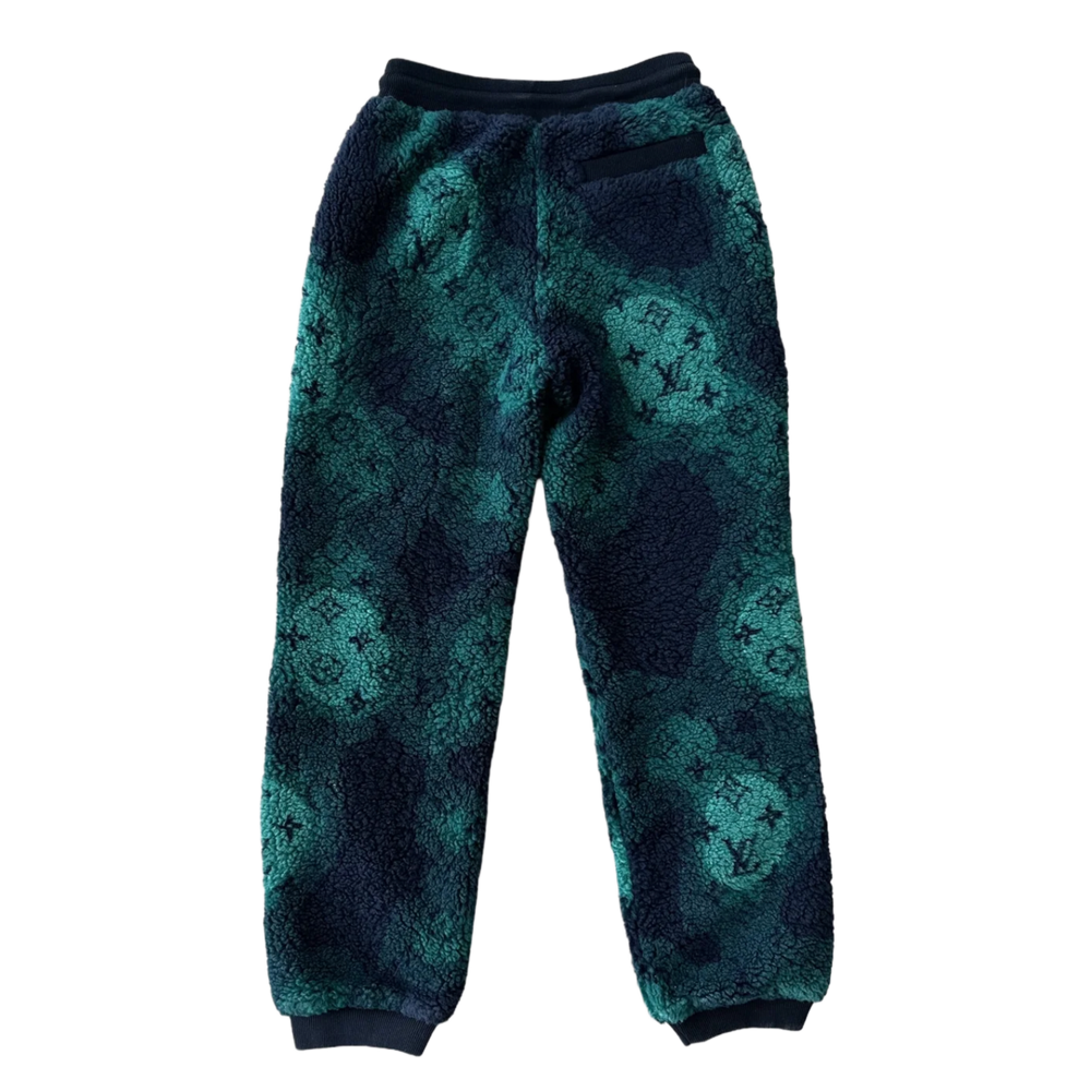 Louis Vuitton 'Green Camo' Fleece Jogger Pants