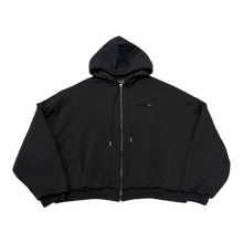 Willy Chavarria 'Black' Thermal Lined Hoodie