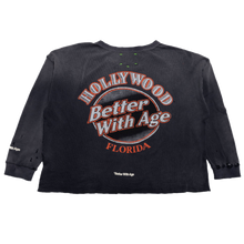 Better With Age 'Black' Florence Waffle Long Sleeve