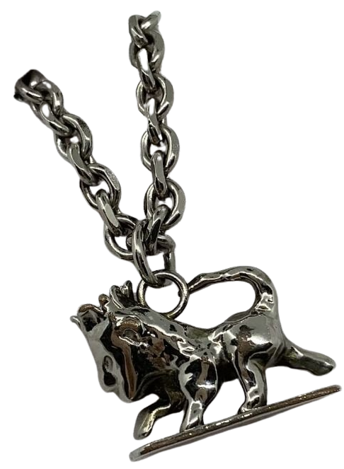 Dior x Peter Doig 'Lion' Silver Necklace