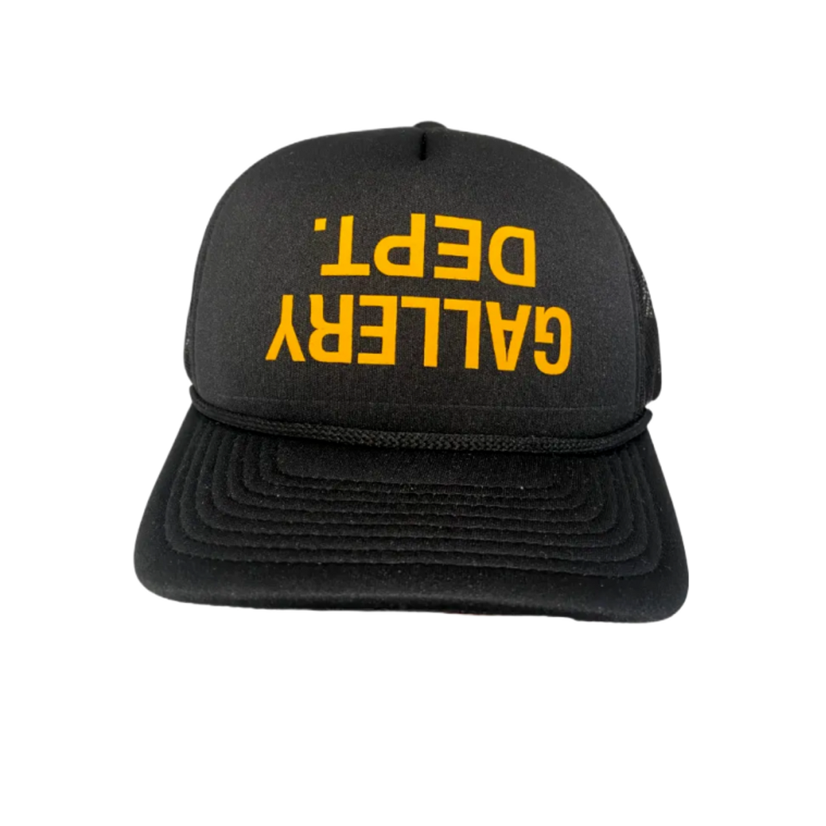 Gallery Dept 'Black' Fucked Up Logo Trucker Hat