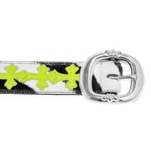 Chrome Hearts 'Zebra' Green Patch Gunslinger Belt