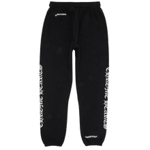 Chrome Hearts 'Black' Scroll Logo FU Black Sweatpants
