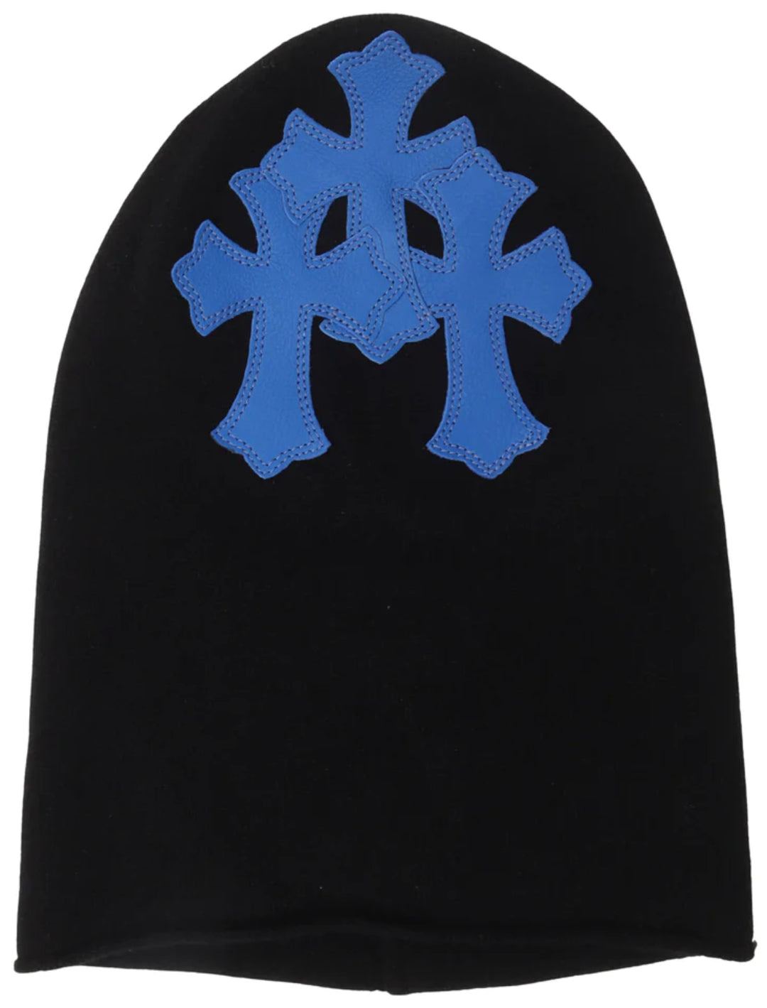 Chrome Hearts 'Blue Cross Patches' Face Mask