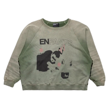 Enfants Riches Déprimés 'My Death My Life Raglan' Green Sweatshirt