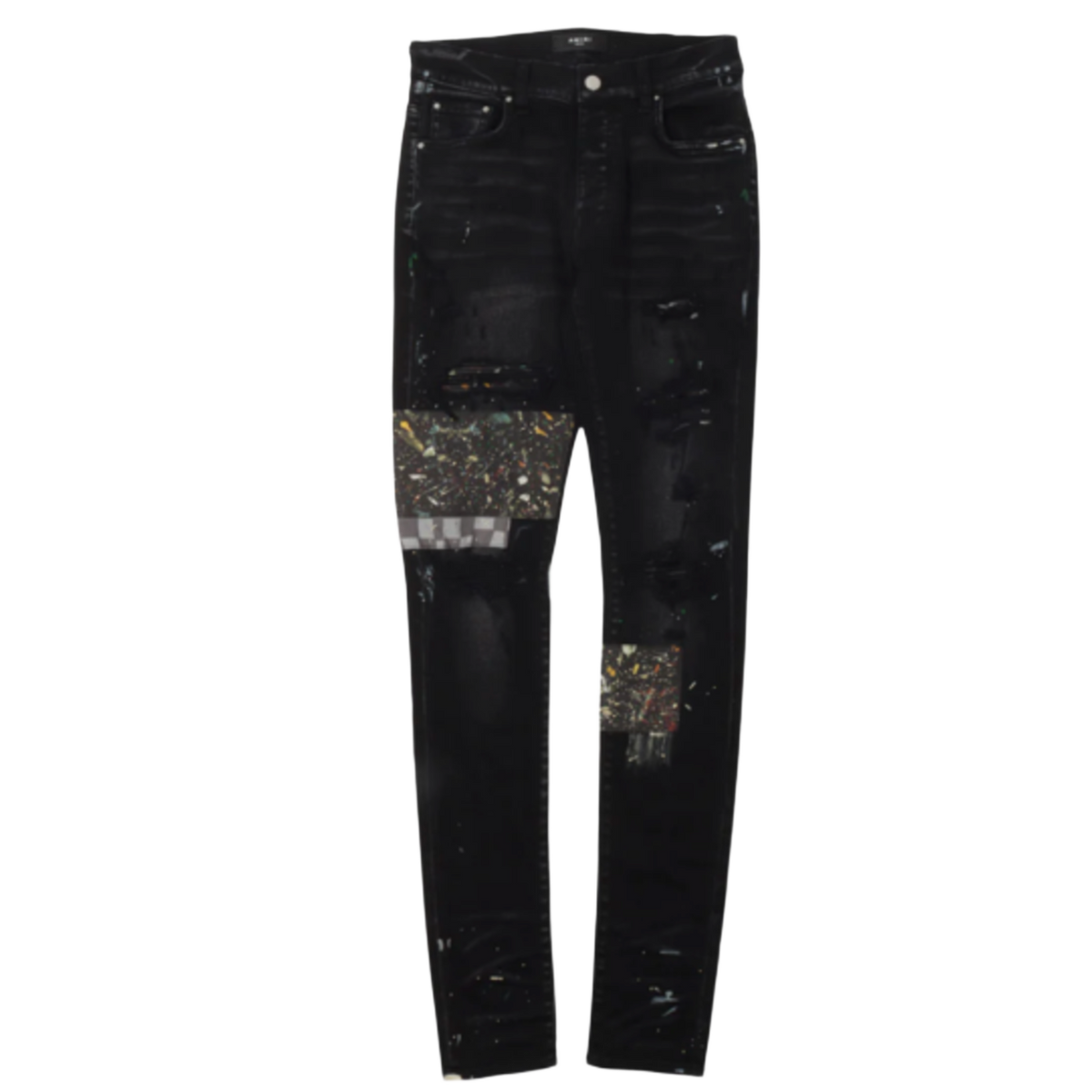 Amiri 'Paint Splatter' Patched Jeans