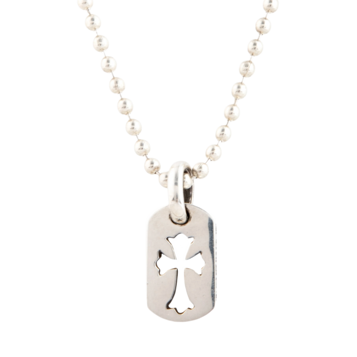 Chrome Hearts Cutout Dog Tag Chain