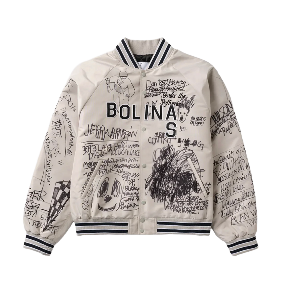 Paly 'Bolinas' Grey Bomber Jacket