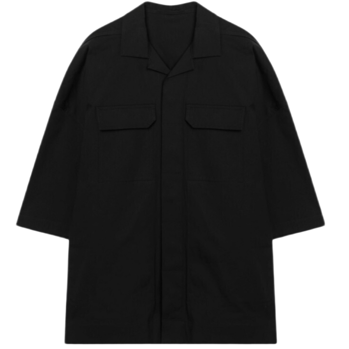 Rick Owens 'Black' Magnum Tommy Poplin Shirt