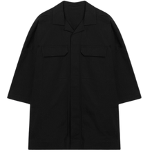 Rick Owens 'Black' Magnum Tommy Poplin Shirt