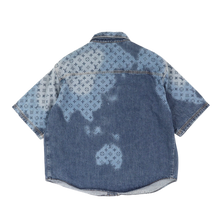 Louis Vuitton 'Blue Map Monogram' Denim Button Up Shirt