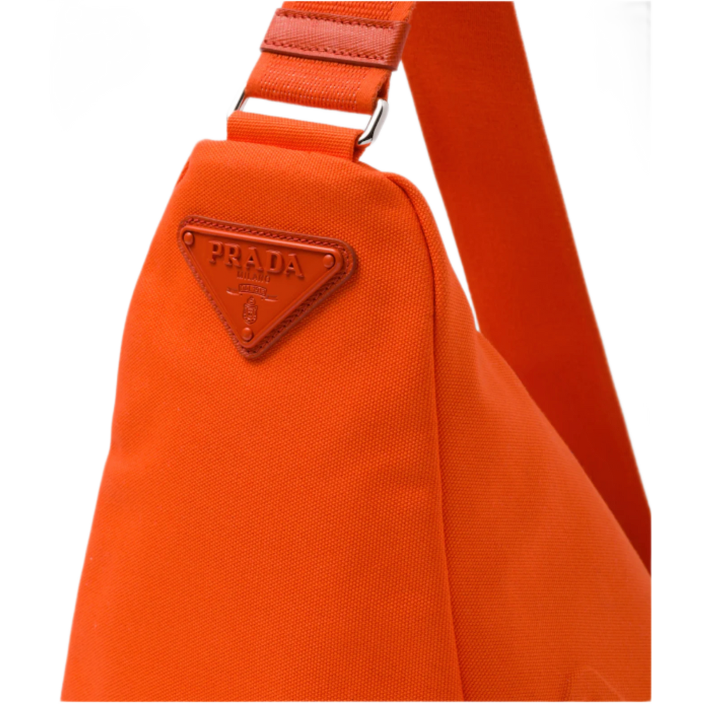Prada 'Orange' Triangle Shoulder Bag