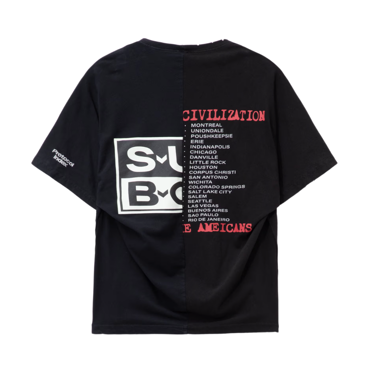 Protocol Index 'Fake Shoulder Seam' Vintage Tee