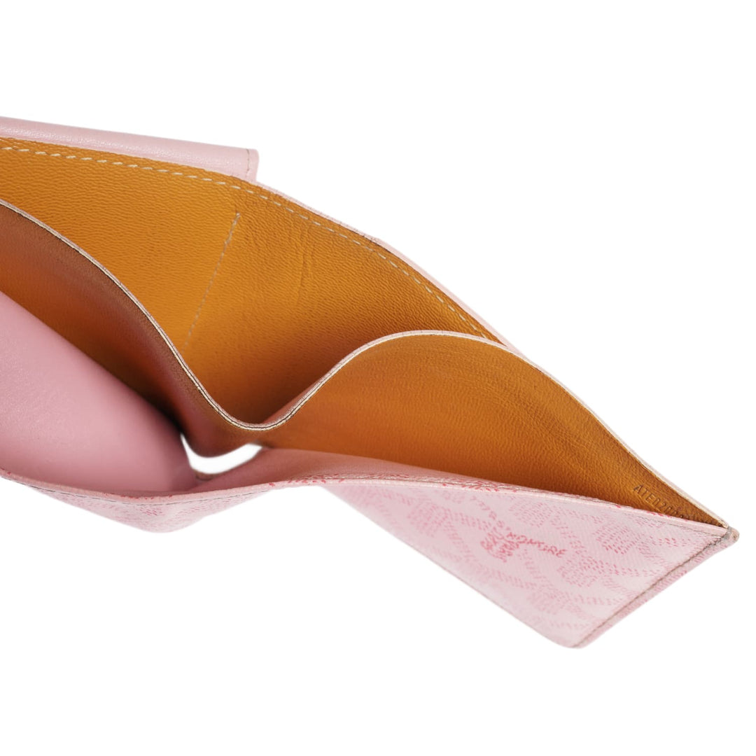 Goyard 'Pink' Florentine Bi Fold Wallet