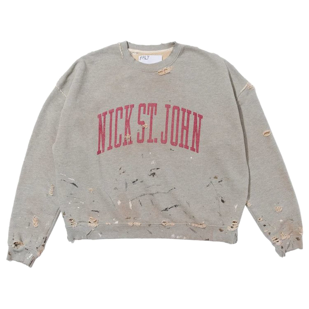 Paly Hollywood 'Grey' Nick St. John Crewneck