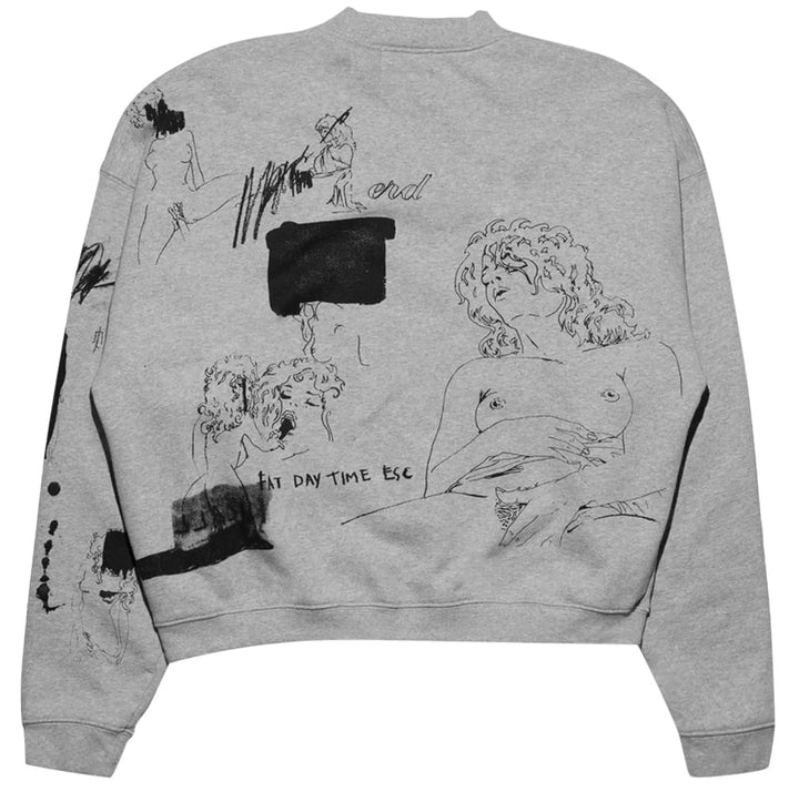 Enfants Riches Déprimés 'Oceanic' Heather Grey Crewneck