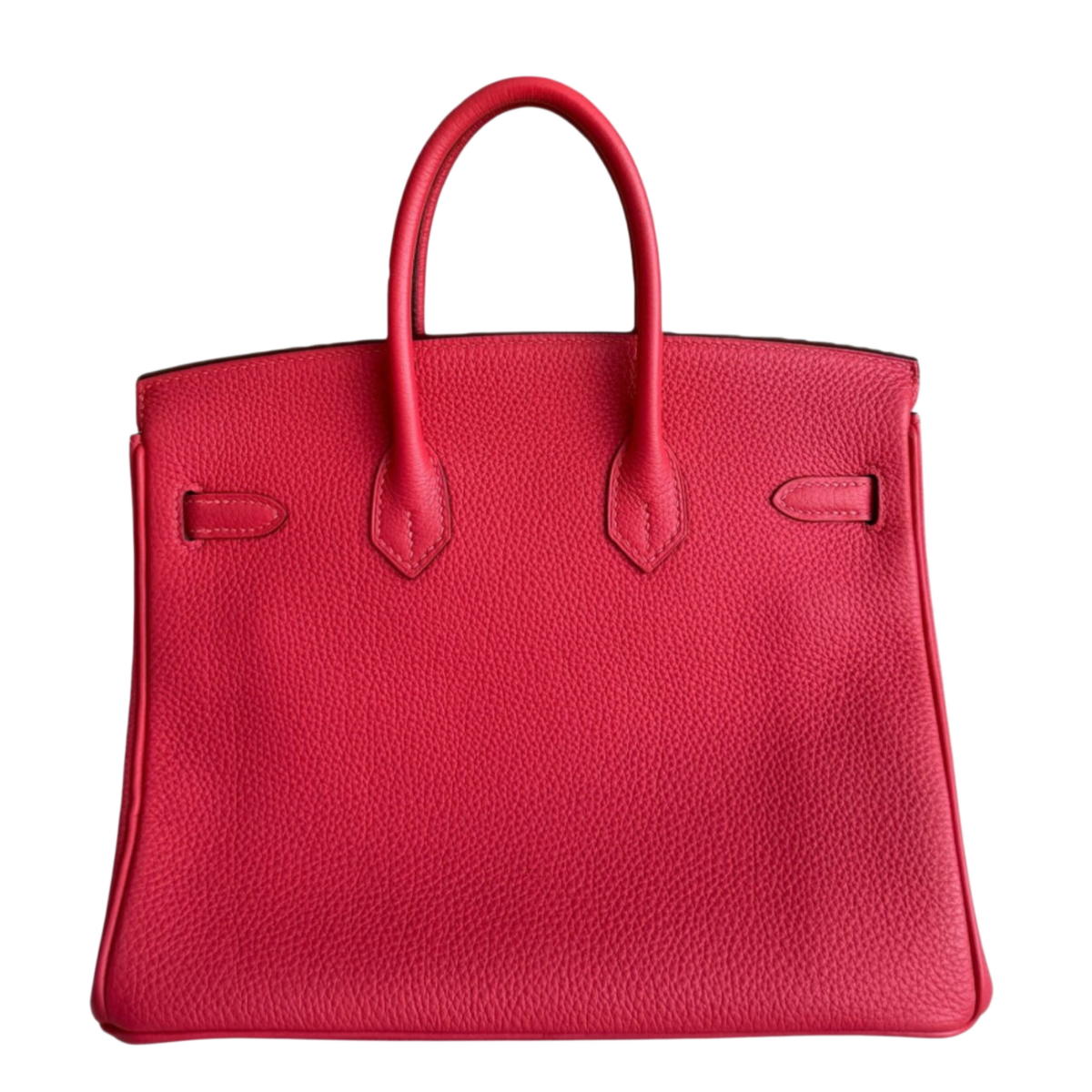 Hermes 'Rouge' Gold Hardware Togo Birkin 25