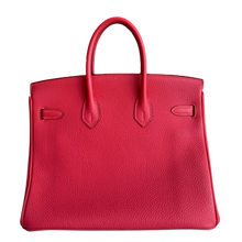 Hermes 'Rouge' Gold Hardware Togo Birkin 25