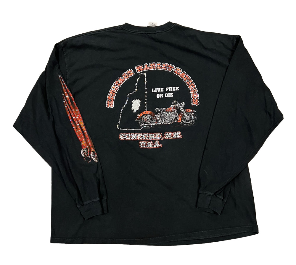 Harley Davidson 'Concord' Rhinestone Vintage Longsleeve