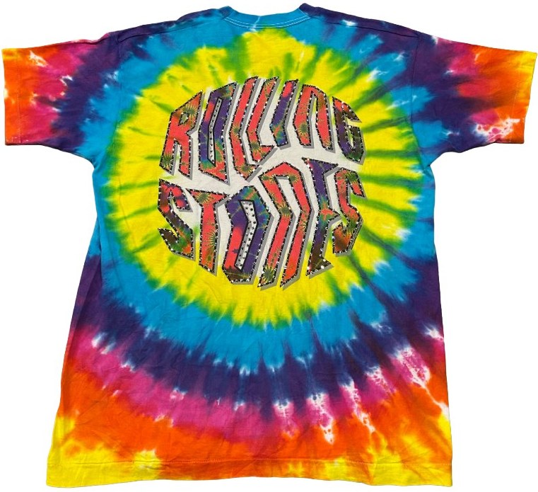 Rolling Stone 'Tie Dye' Vintage Rhinestone Tee
