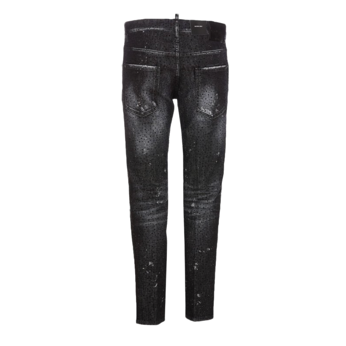 DSquared2 'Washed Black' Skater Jeans