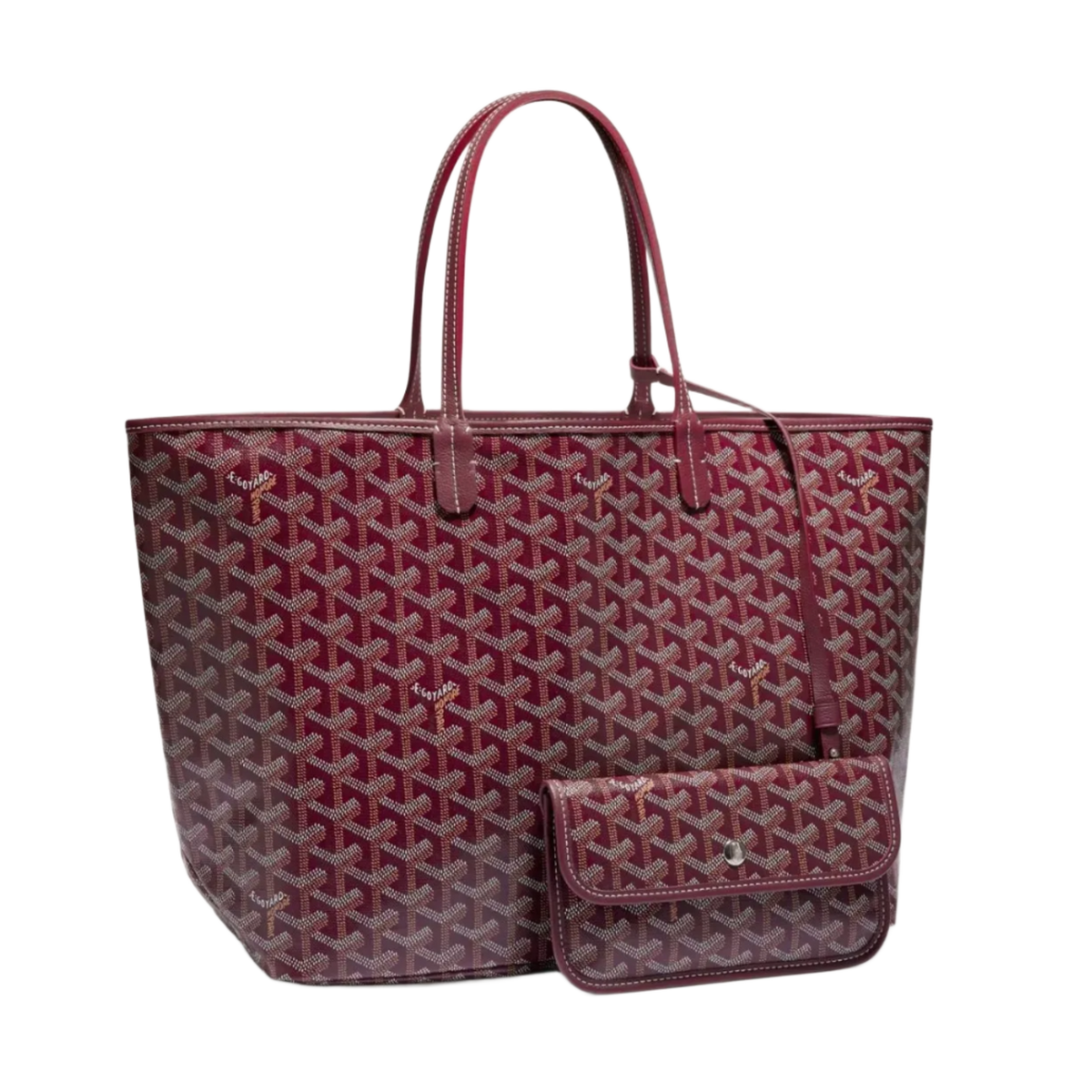 Goyard 'Burgundy' Saint Louis PM Tote Bag