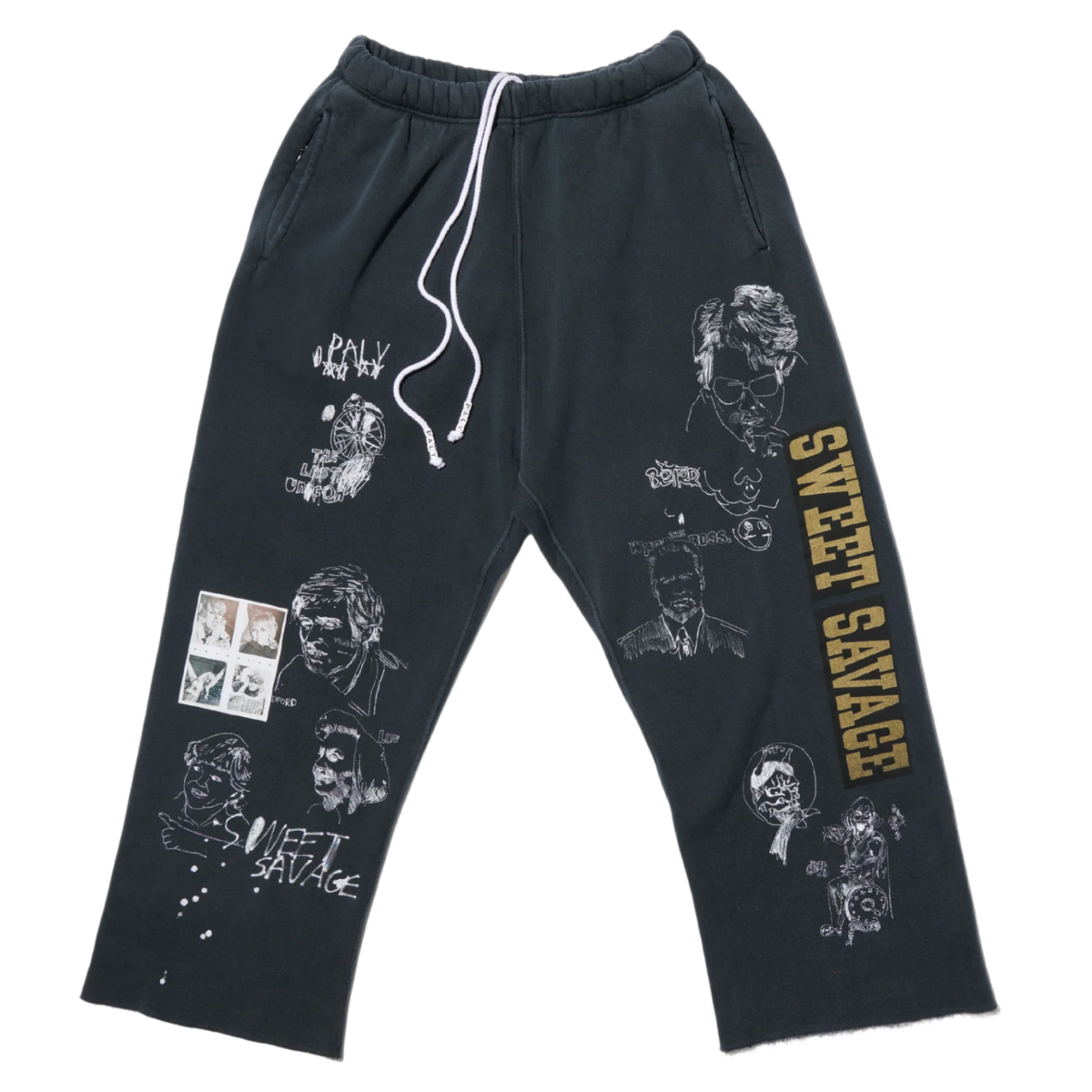 Paly 'Sweet Savage' Black Sweatpants