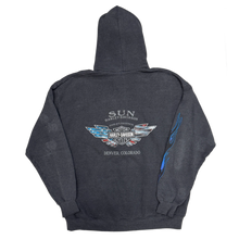 Harley Davidson 'Purple Flame' Vintage Zip-Up