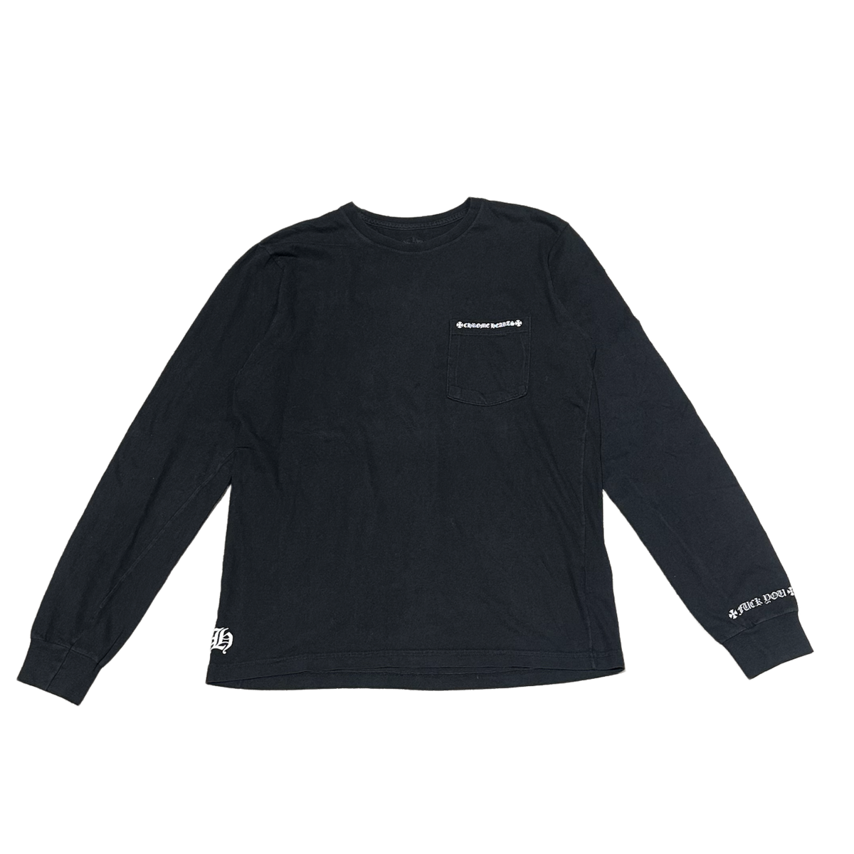 Chrome Hearts 'Black' Vintage Hollywood Longsleeve Tee