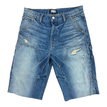 Bossi Blue Wash Studded Carpenter Shorts
