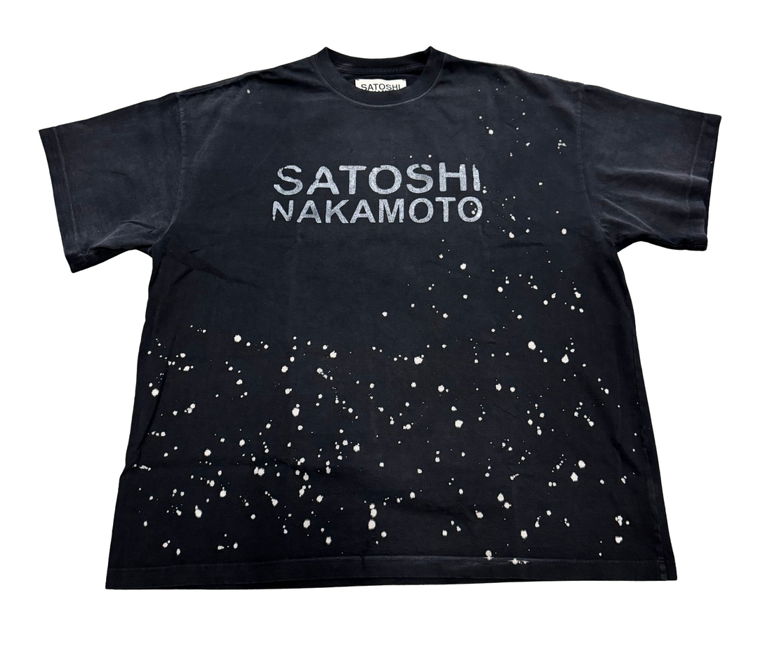 Satoshi Nakamoto 'Luke' Black Tee