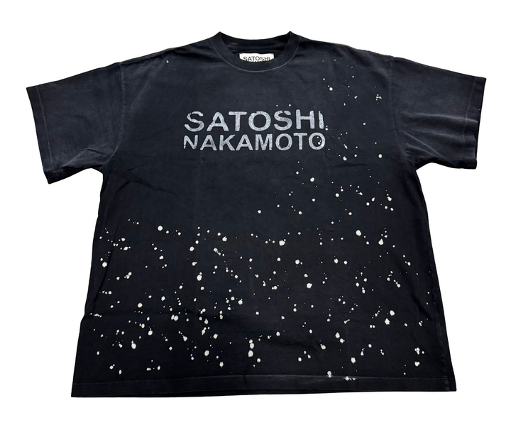 Satoshi Nakamoto 'Luke' Black Tee