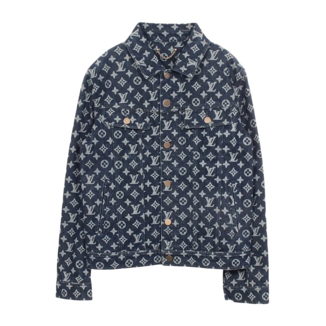 Louis Vuitton 'Indigo' Monogram Denim Jacket