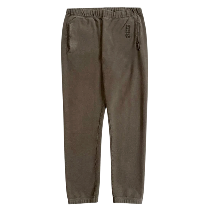 Chrome Hearts 'Olive' Vertical Logo Sweatpants