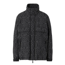 Burberry 'Black' Embroidered Logo Packaway Jacket