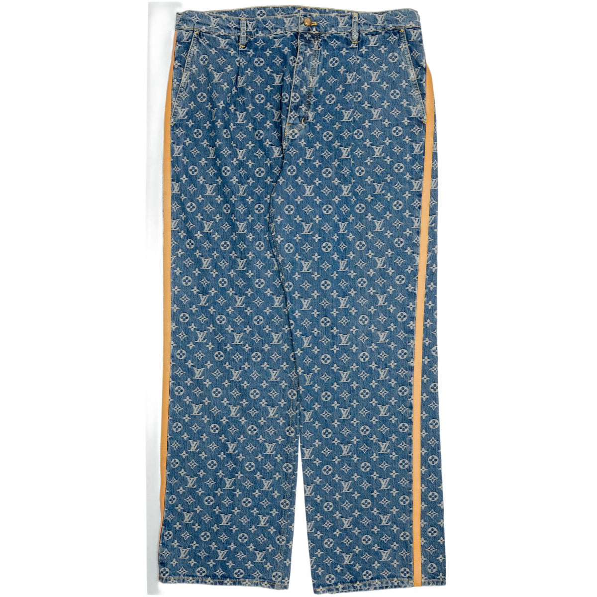 Louis Vuitton 'Blue Denim' Monogram Chino Jeans