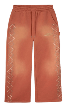 Happy Memories Don't Die HMDD 'Orange' Crystal Sweatpants