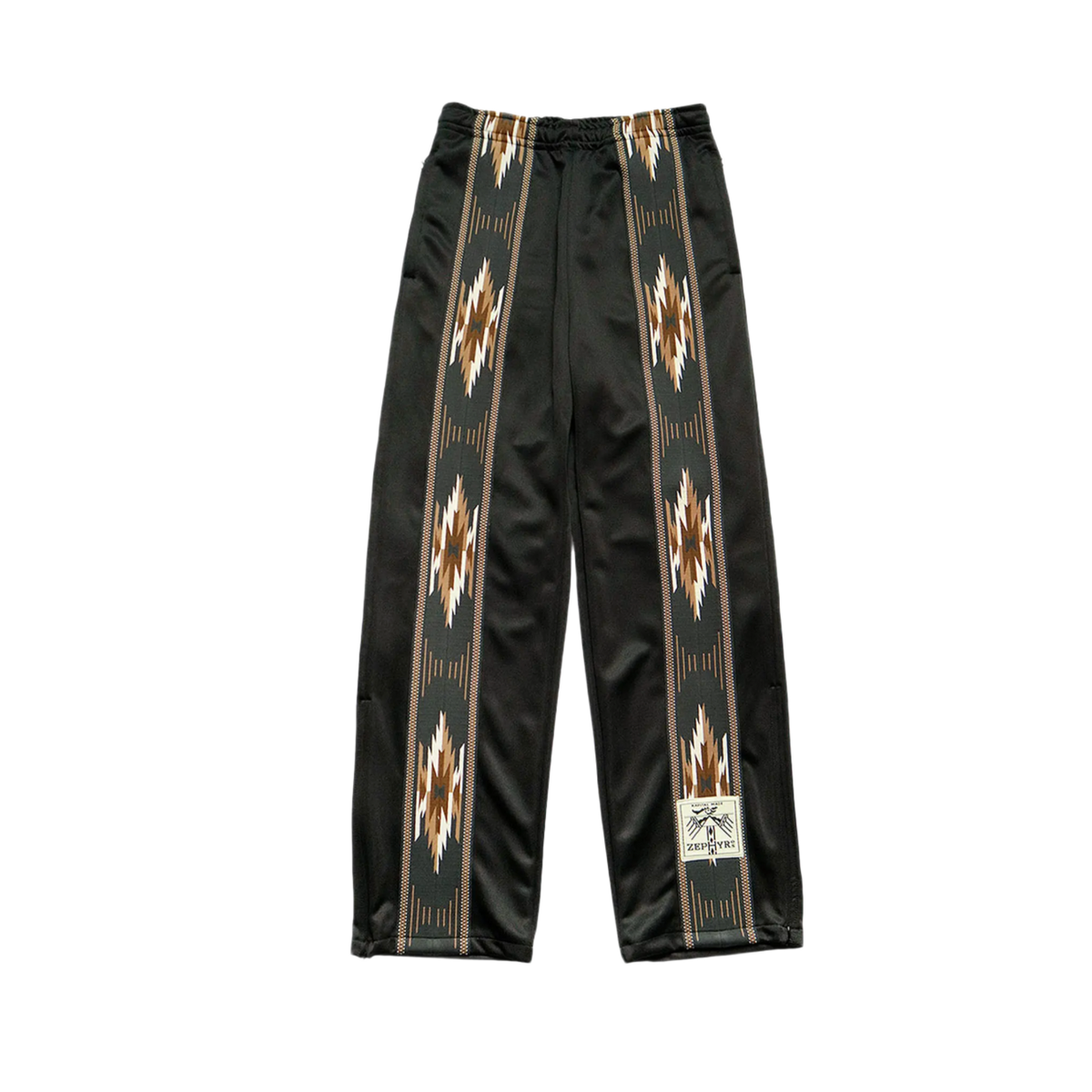 Kapital 'Jersey Kochi Zephyr' Black Pants