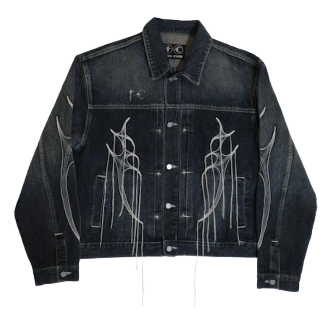 Thug Club 'Tribal Tree' Denim Jacket