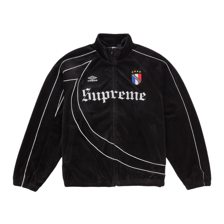 Supreme Umbro 'Black' Velour Track Jacket