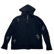 Chrome Hearts 'Black' Cashmere Patch Hoodie