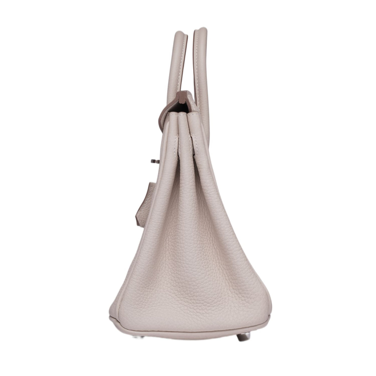 Hermès 'Craie Togo' Palladium Hardware Birkin 25 Bag