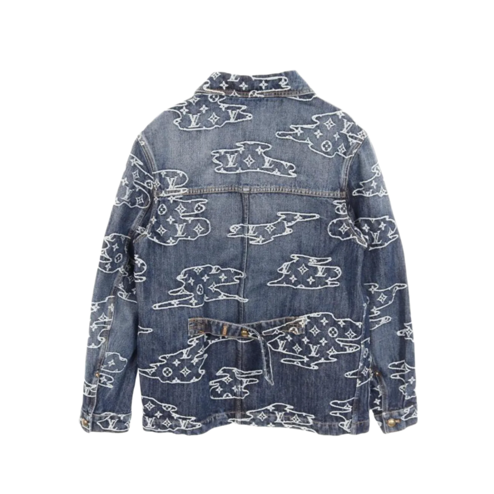Louis Vuitton 'Blue' Monogram Denim Workwear Jacket