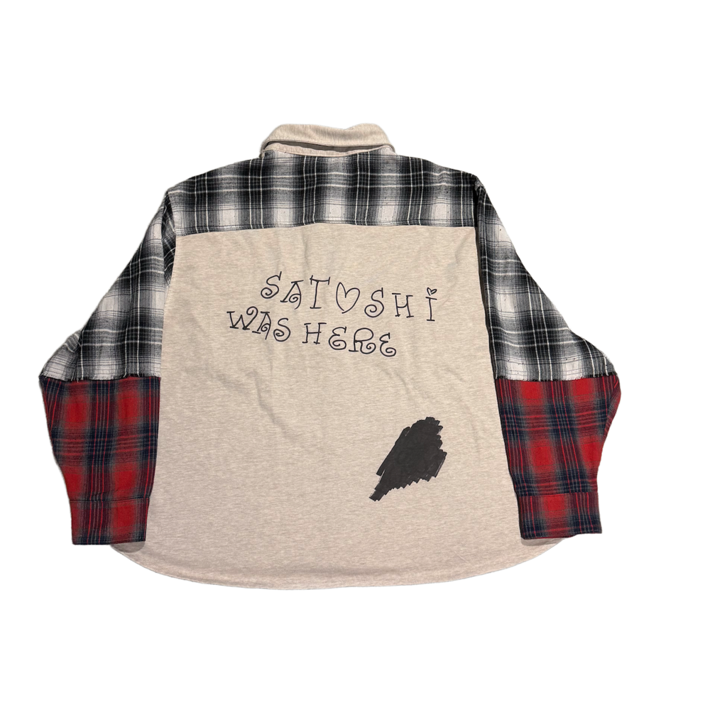 Satoshi Nakamoto Flannel Multi Patch Shirt