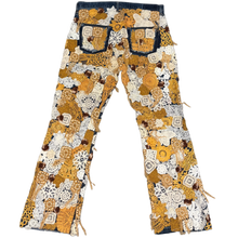 Earthling VIP "Poetic Lust" Crochet Lace Multicolor Jeans