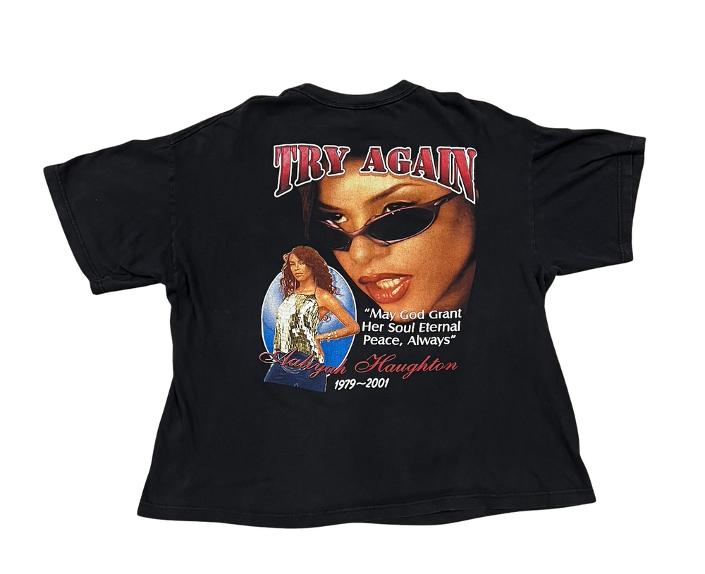 Aaliyah 'Memorial' Vintage Tee